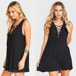 Show Me Your MuMu Black Mini Dress